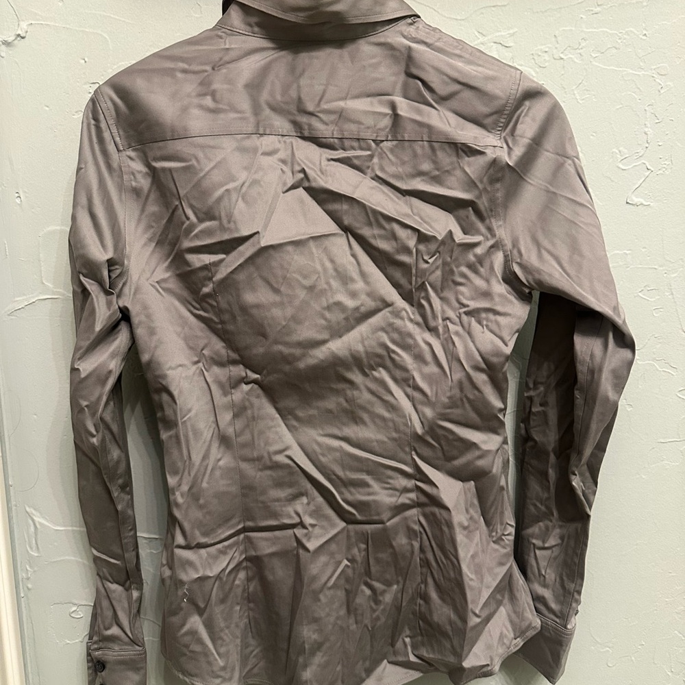Banana Republic Gray Button Down Shirt - Picture 2 of 4